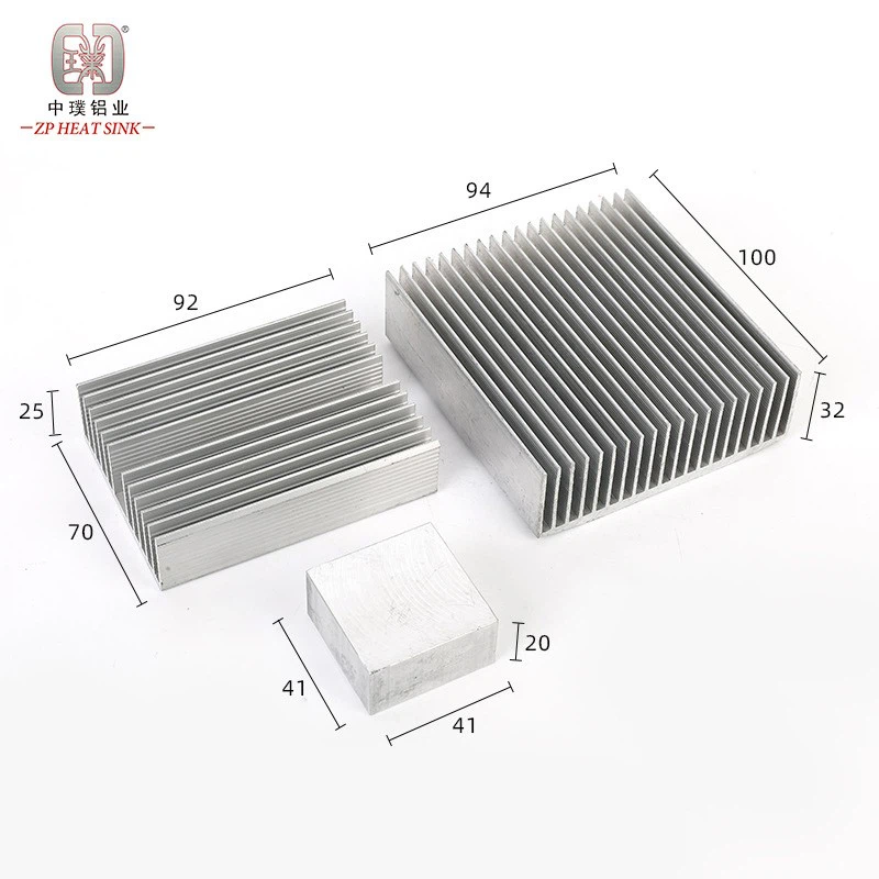Custom Aluminum Extrusion Heatsinks For Automotive Refrigerators